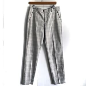 🆕 Liverpool from Stitch Fix Brielynn printed straight leg pants light grey sz 8